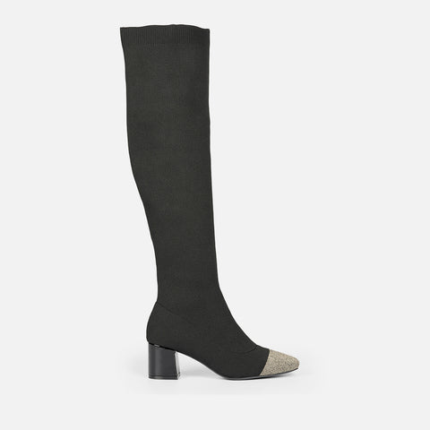 BOTAS ALTAS ELÁSTICAS TACÓN POPRAD