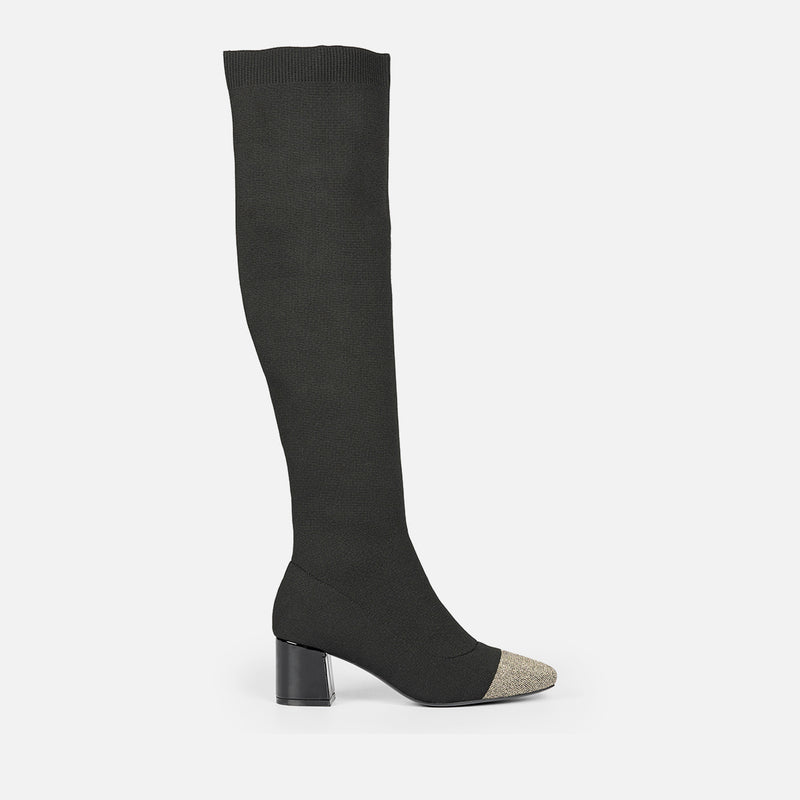 BOTAS ALTAS ELÁSTICAS TACÓN POPRAD