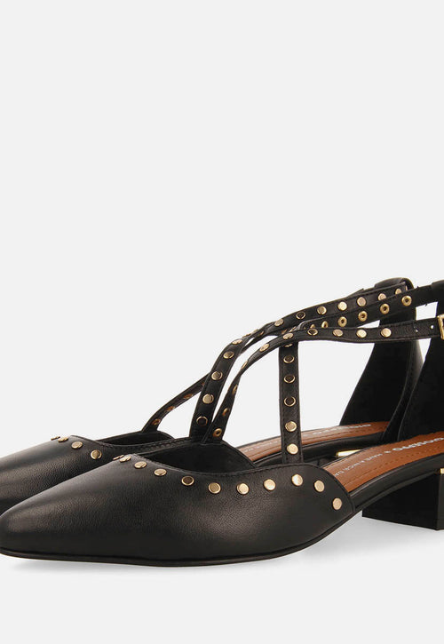 BAILARINAS TACHUELAS TACÓN BAJO PIEL HOLBAEK