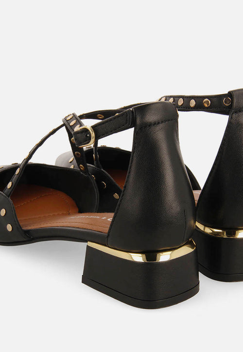 BAILARINAS TACHUELAS TACÓN BAJO PIEL HOLBAEK