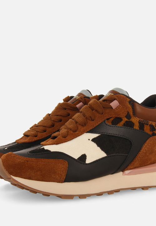 SNEAKERS PIEL ESTAMPADO LEOPARDO ULSTER