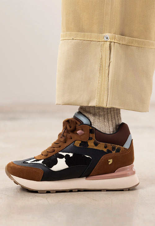 SNEAKERS PIEL ESTAMPADO LEOPARDO ULSTER