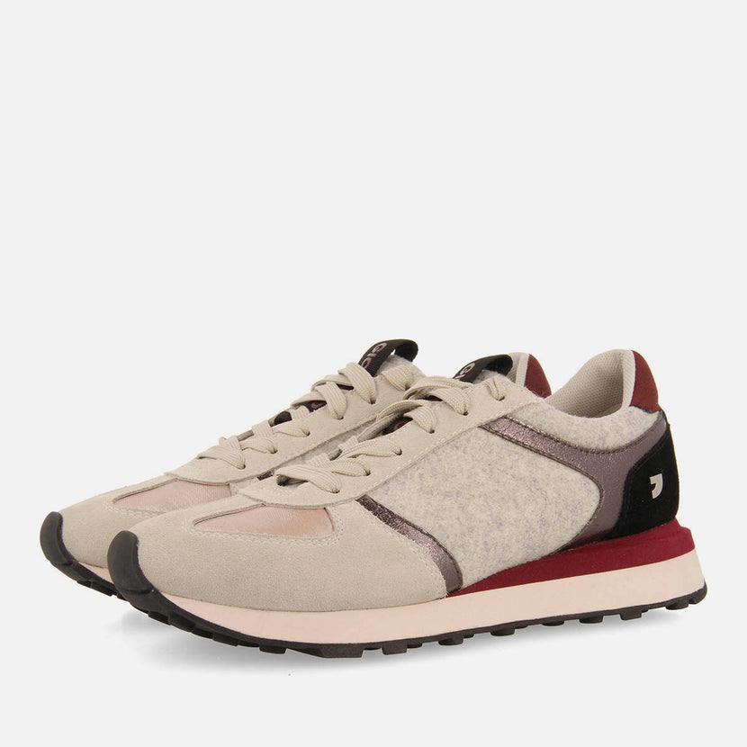 RETRO STYLE FELT SNEAKERS RYE