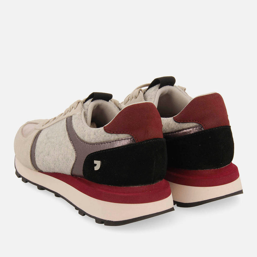 RETRO STYLE FELT SNEAKERS RYE