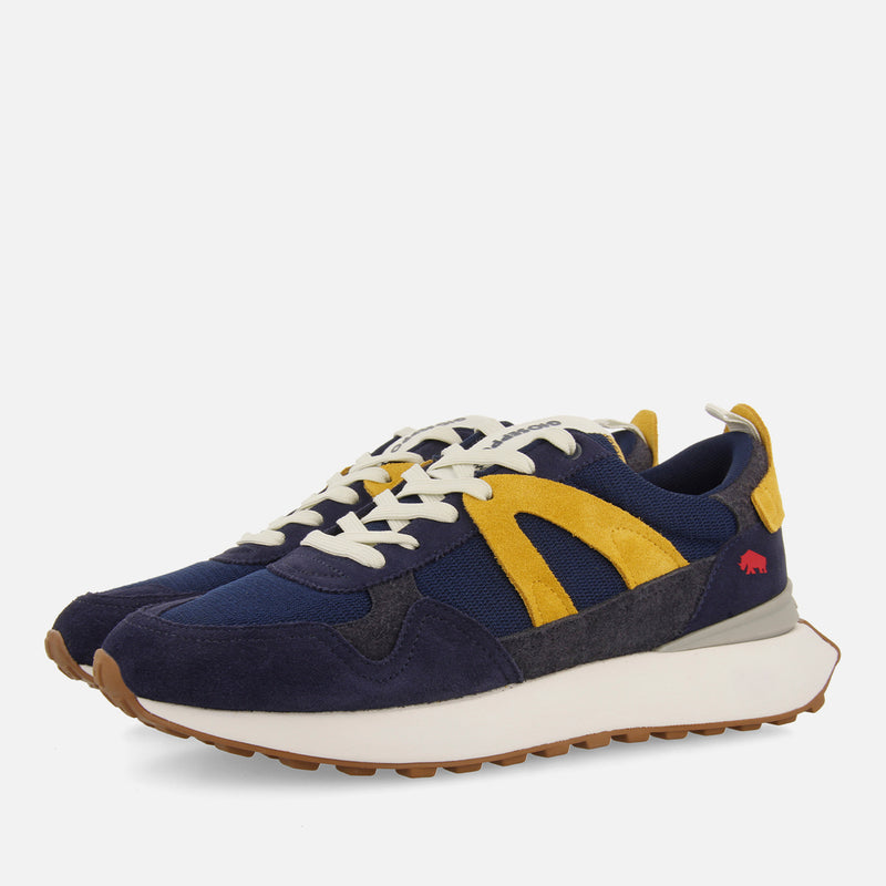 RETRO STYLE LEATHER SNEAKERS MAGOCS