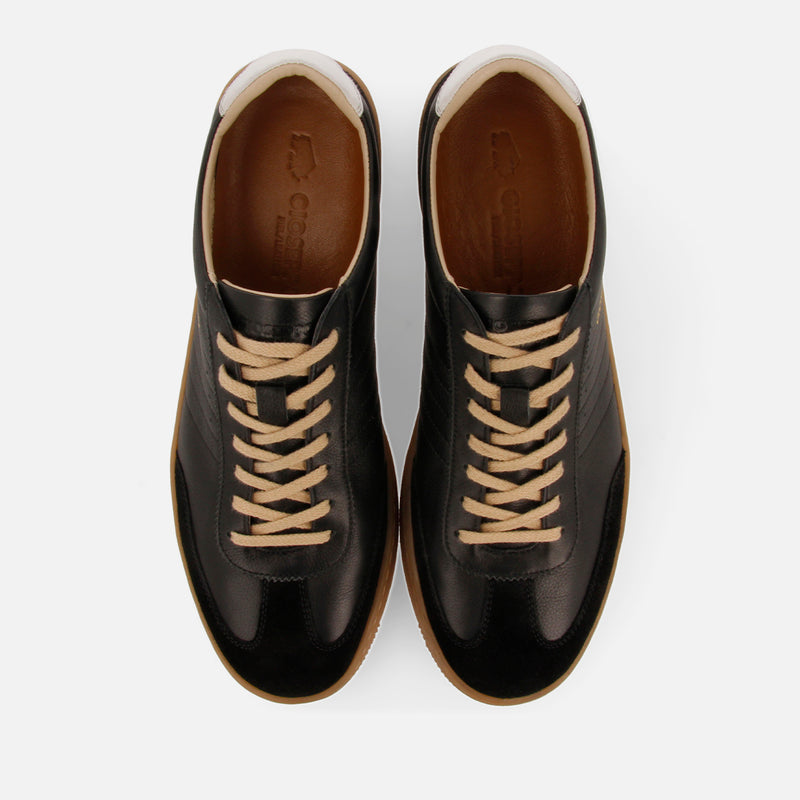 SNEAKERS TIPO BAMBAS PIEL HERMON