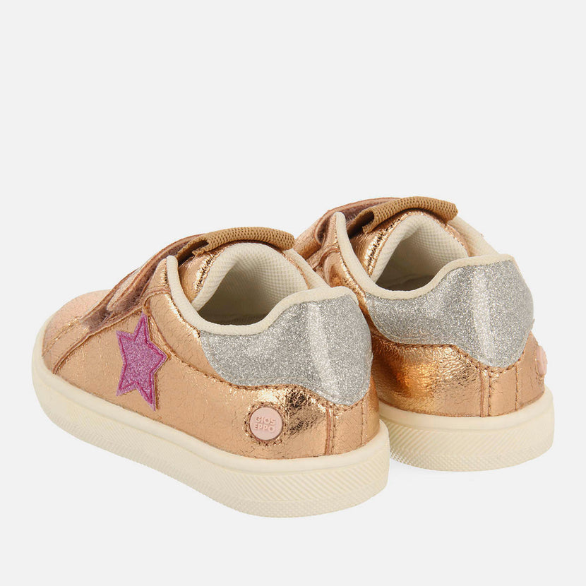 SCARPE DA TENNIS METALLIZZATE GLITTER HOYVIK