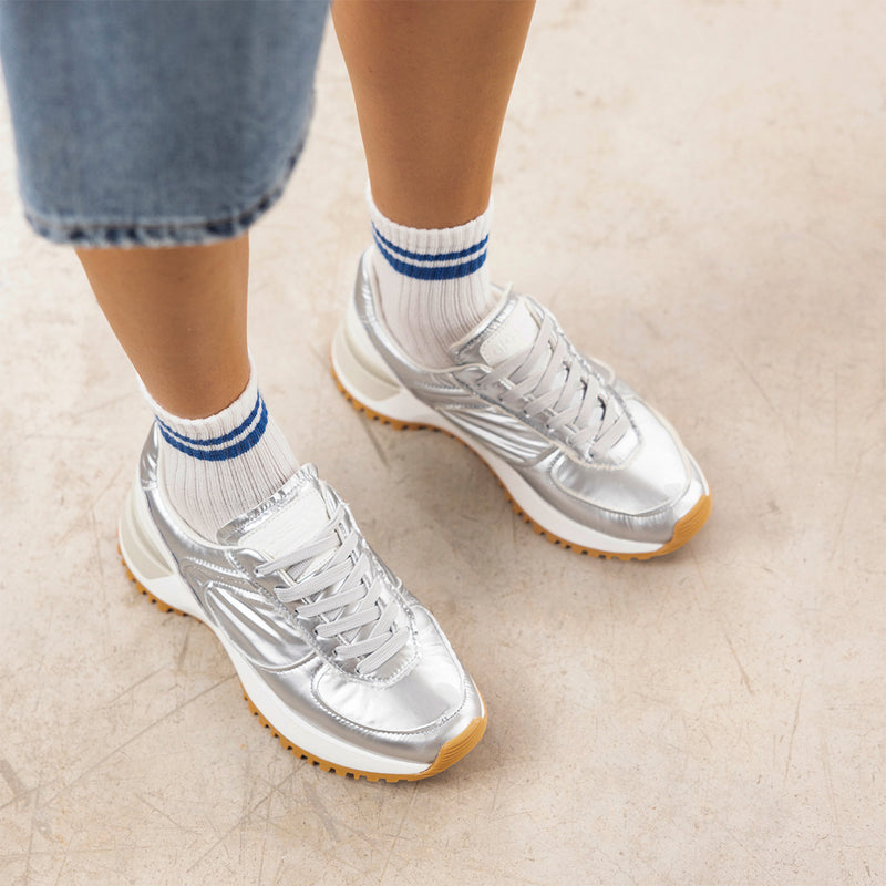 SCARPE DA TENNIS METALLIZZATE NABBE