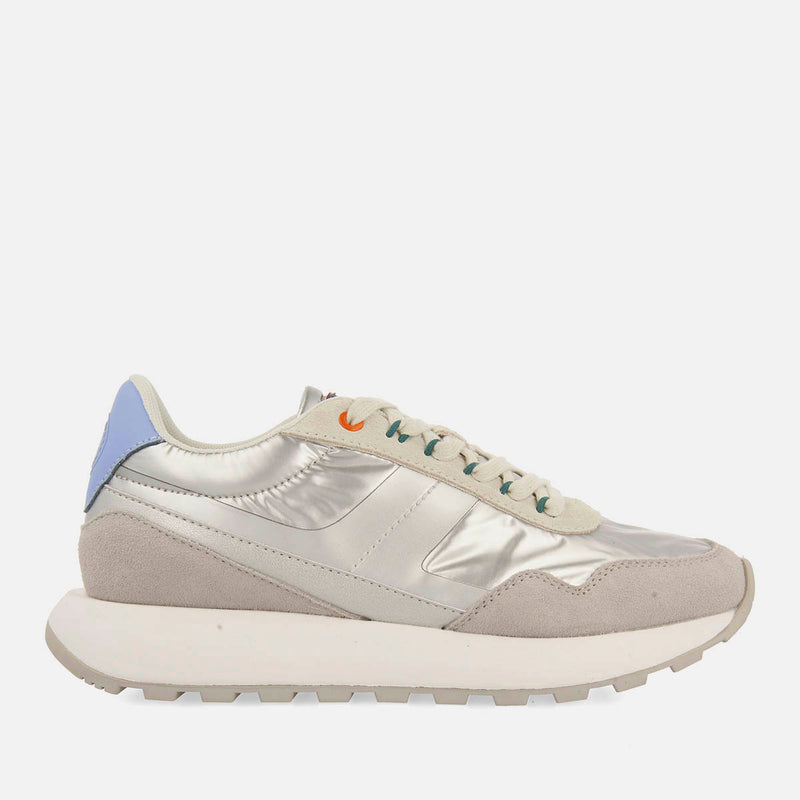 SNEAKERS CUIR MÉTALLISÉ PRAESTO
