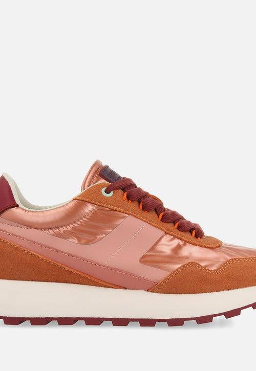 METALLIC LEATHER SNEAKERS PRAESTO