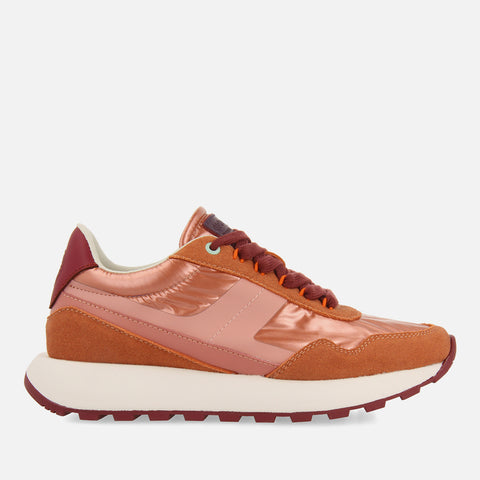 METALLIC LEATHER SNEAKERS PRAESTO