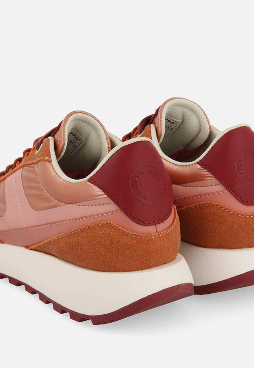 METALLIC LEATHER SNEAKERS PRAESTO