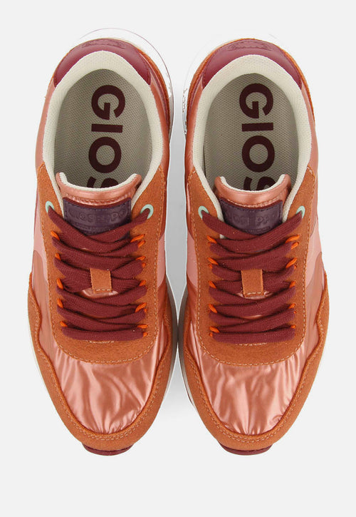 METALLIC LEATHER SNEAKERS PRAESTO