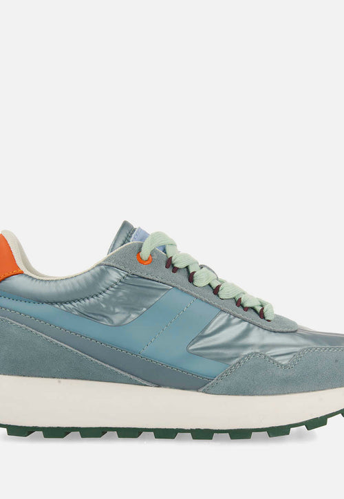 METALLIC LEATHER SNEAKERS PRAESTO