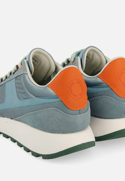 METALLIC LEATHER SNEAKERS PRAESTO