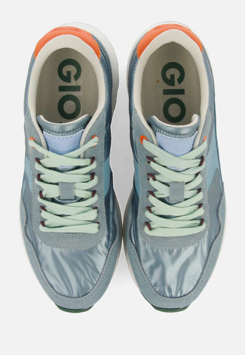 METALLIC LEATHER SNEAKERS PRAESTO