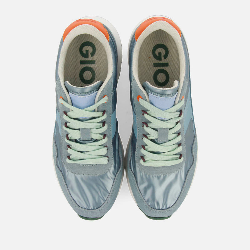 SNEAKERS METALIZADAS PIEL PRAESTO