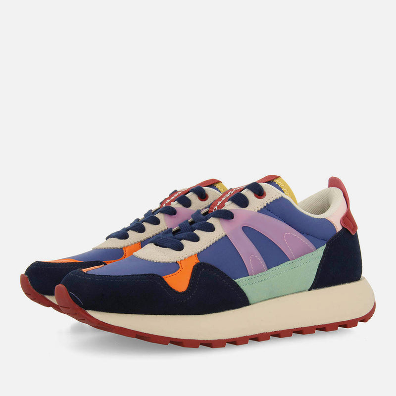 MULTICOLOUR LEATHER SNEAKERS VESTAL
