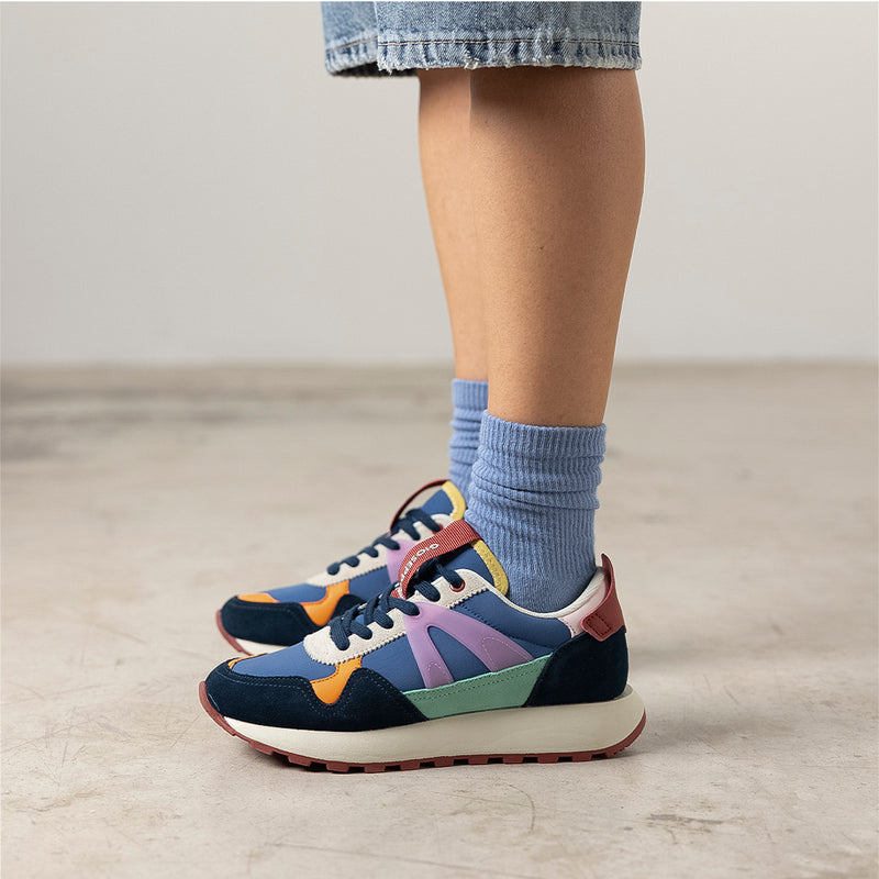 MULTICOLOUR LEATHER SNEAKERS VESTAL