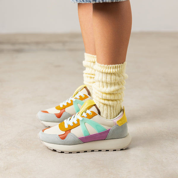 SNEAKERS MULTICOLOR PIEL VESTAL