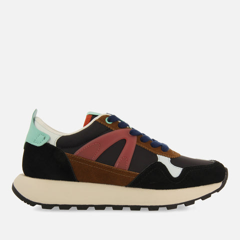MULTICOLOUR LEATHER SNEAKERS VESTAL