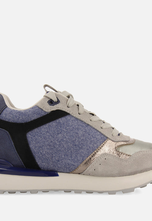 SNEAKERS FELT WEDGE INTERNAL HORICON