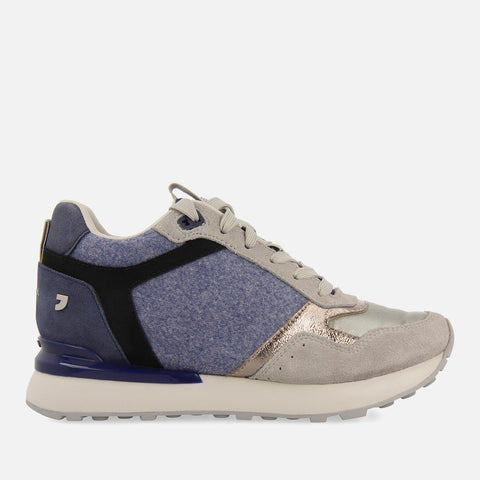 SNEAKERS FELT WEDGE INTERNAL HORICON