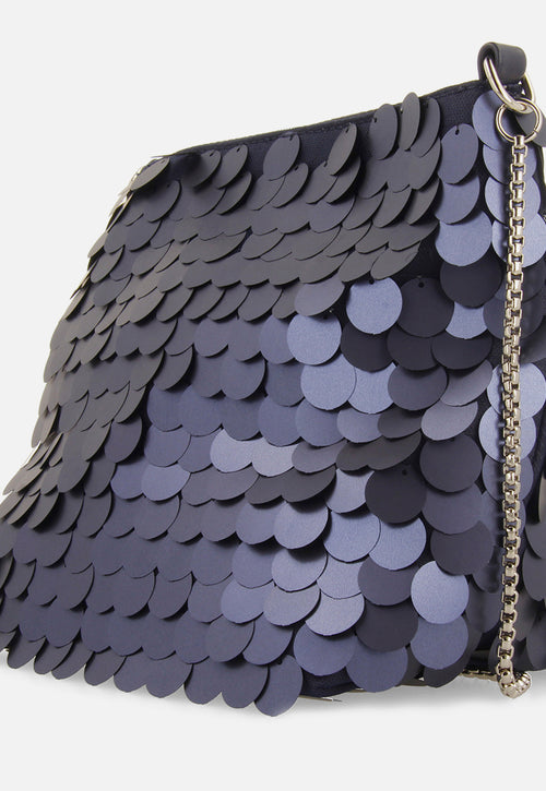 BOLSO TIPO BOMBONERA LENTEJUELAS BEERZEL