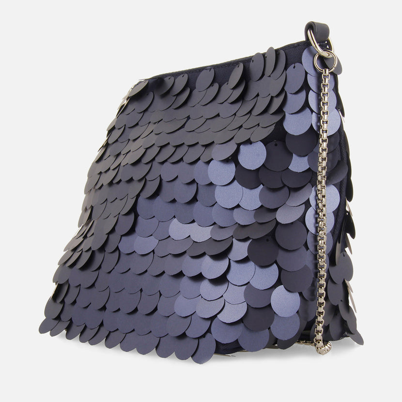 BOLSO TIPO BOMBONERA LENTEJUELAS BEERZEL