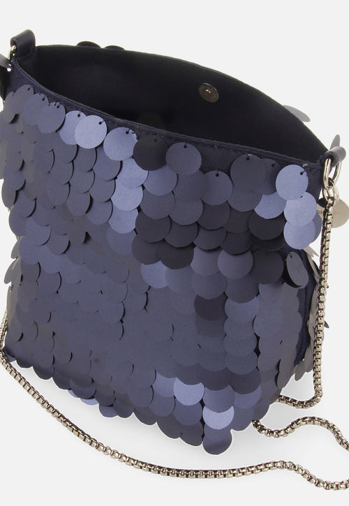 BOLSO TIPO BOMBONERA LENTEJUELAS BEERZEL