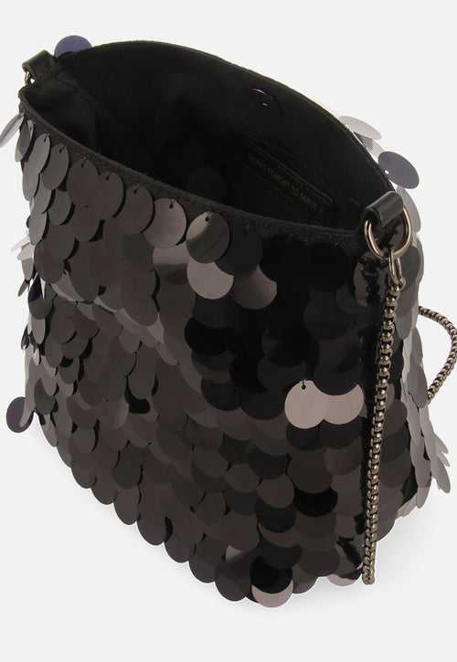 BOLSO TIPO BOMBONERA LENTEJUELAS BEERZEL