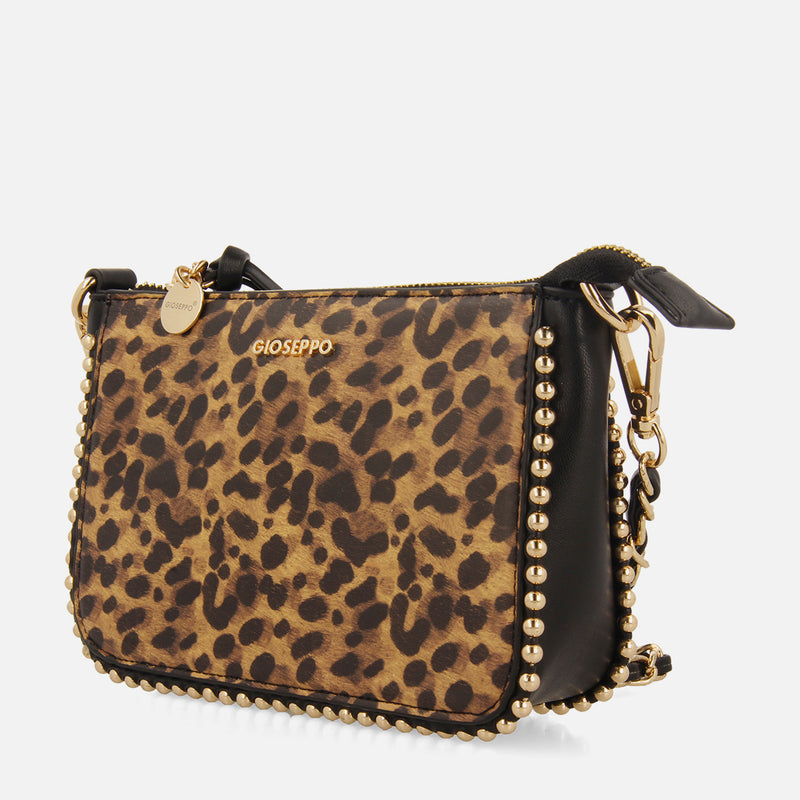 BOLSO BANDOLERA TACHAS ESTAMPADO LEOPARDOSNAVE