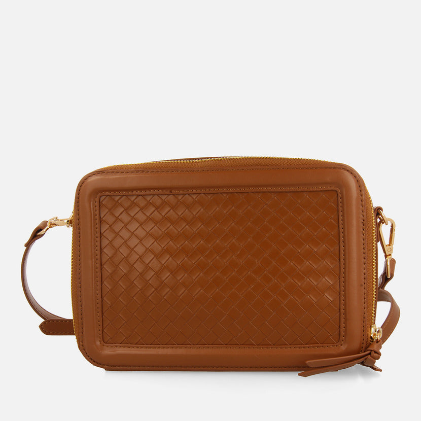 BOLSO BANDOLERA TRENZADO LEEST
