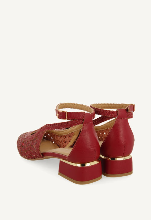 BAILARINAS TRENZADO PULSERA PIEL BARDEJOV