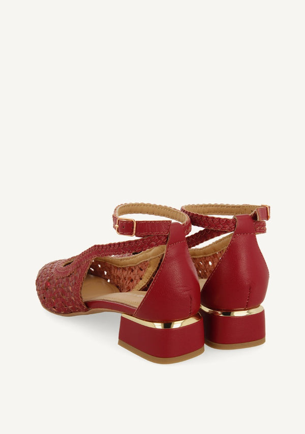 BAILARINAS TRENZADO PULSERA PIEL BARDEJOV
