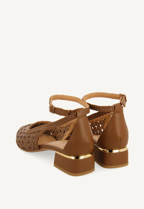 BAILARINAS TRENZADO PULSERA PIEL BARDEJOV