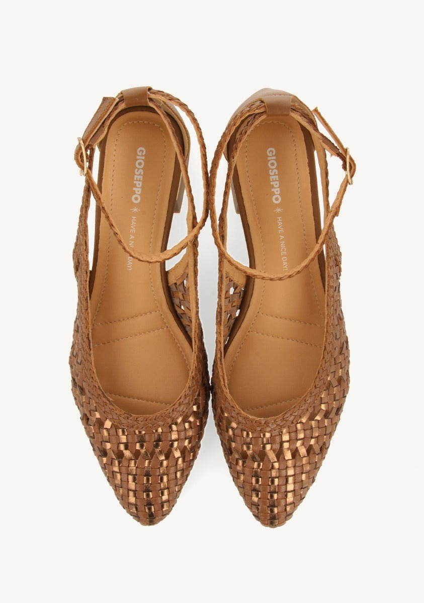 BALLERINE INTRECCIATE BRACCIALETTO IN PELLE BARDEJOV