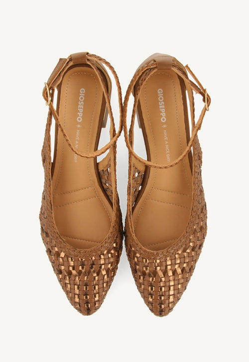 BAILARINAS TRENZADO PULSERA PIEL BARDEJOV