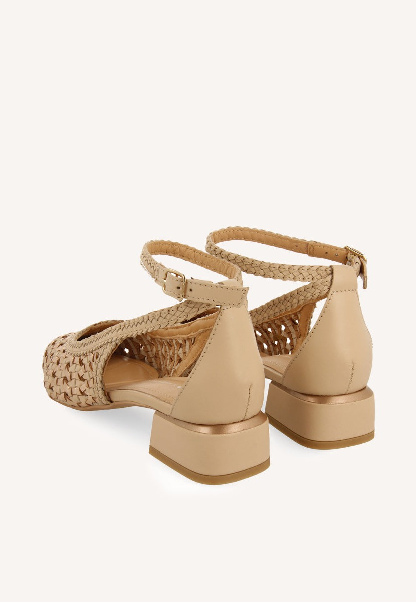 BAILARINAS TRENZADO PULSERA PIEL BARDEJOV