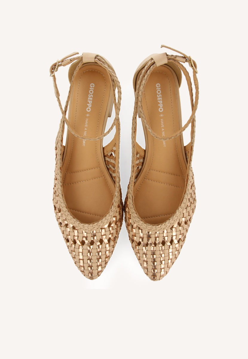 BAILARINAS TRENZADO PULSERA PIEL BARDEJOV