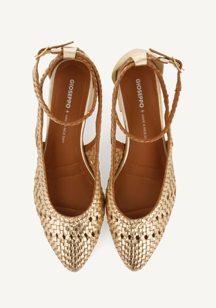 BALLERINE INTRECCIATE BRACCIALETTO IN PELLE BARDEJOV