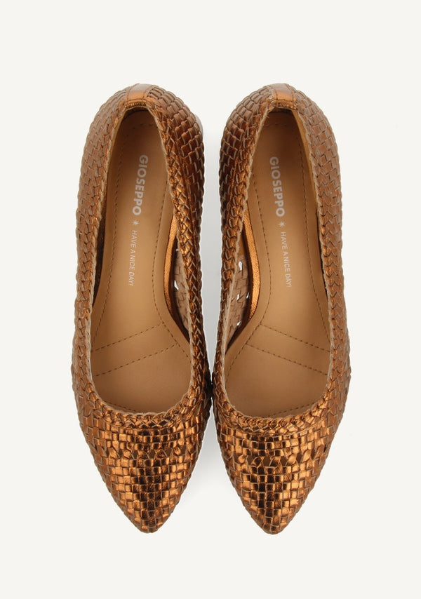 ZAPATOS DE SALÓN TRENZADO PIEL NITRA