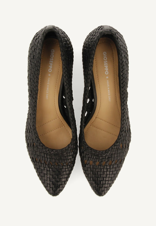 ZAPATOS DE SALÓN TRENZADO PIEL NITRA