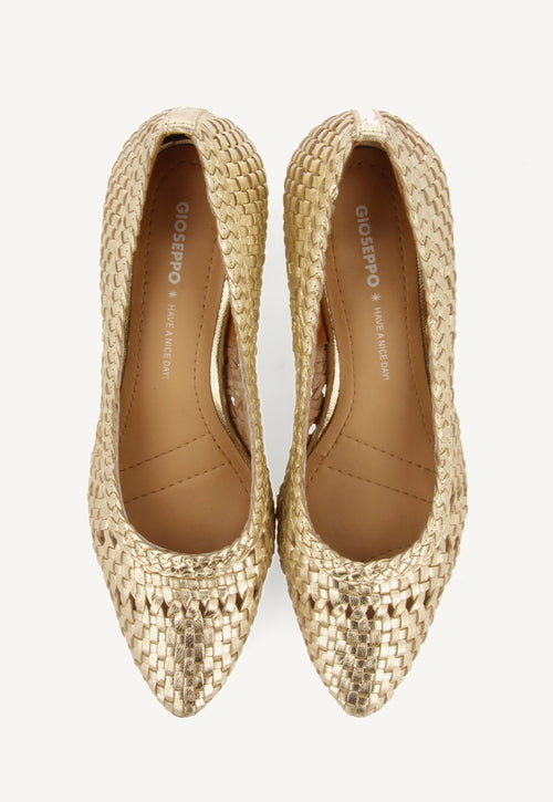 ZAPATOS DE SALÓN TRENZADO PIEL NITRA