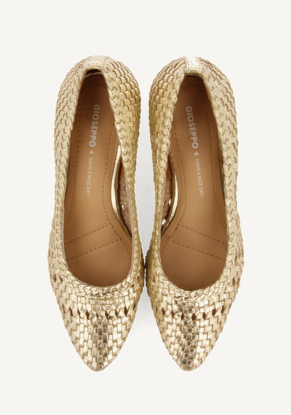 BRAIDED LEATHER PUMPS NITRA