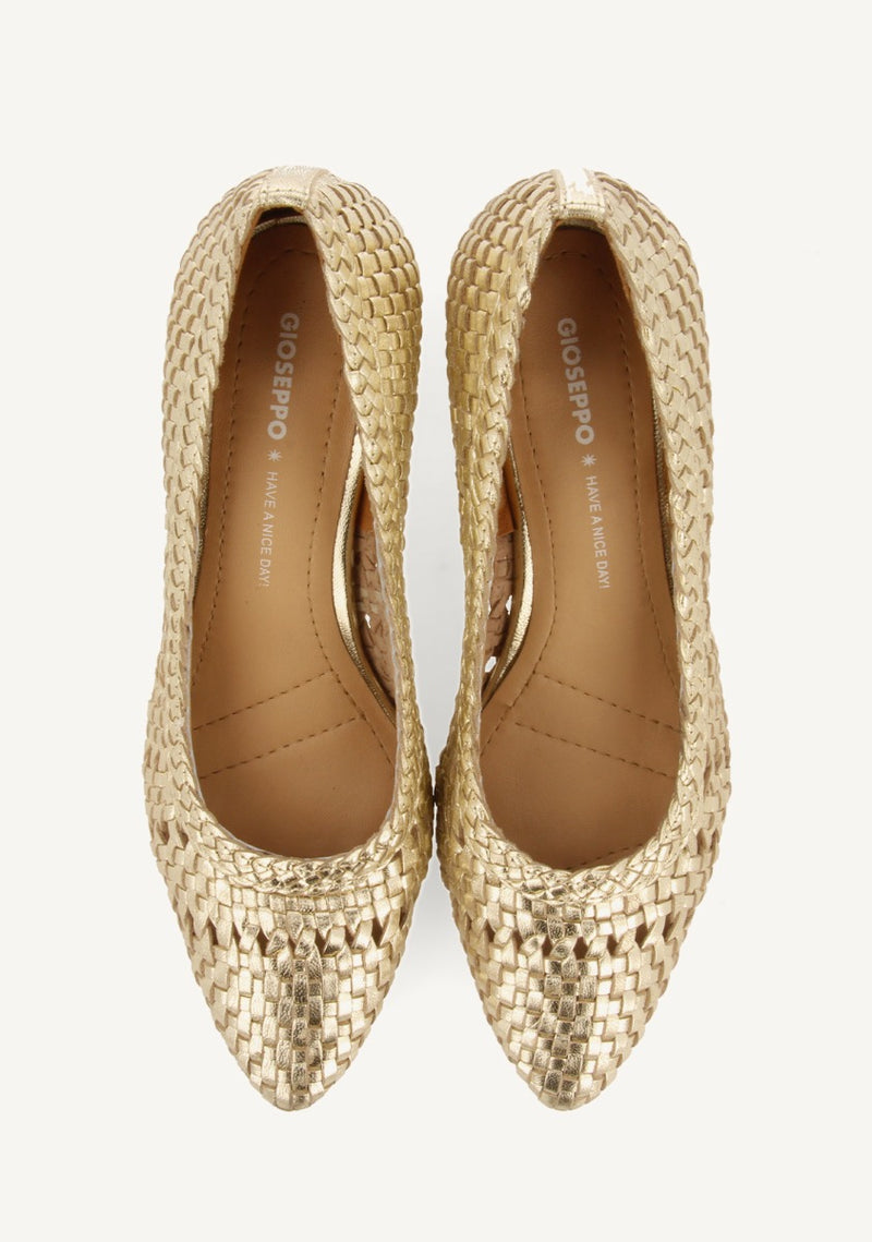 BRAIDED LEATHER PUMPS NITRA