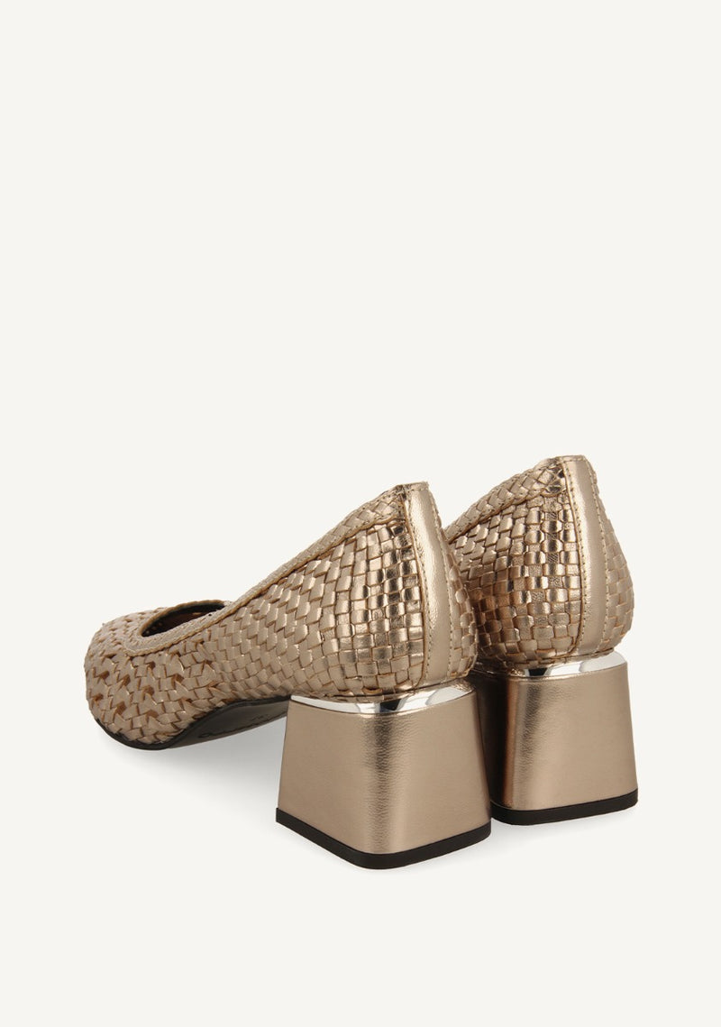 ZAPATOS DE SALÓN TRENZADO PIEL NITRA