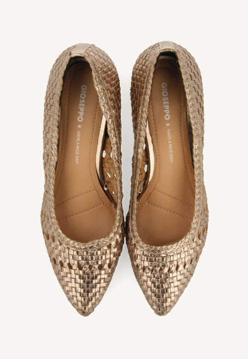 ZAPATOS DE SALÓN TRENZADO PIEL NITRA