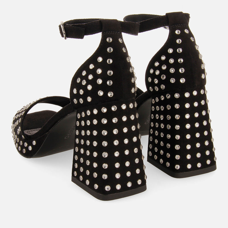 SANDALIAS STRASS TACÓN KLEINZELL