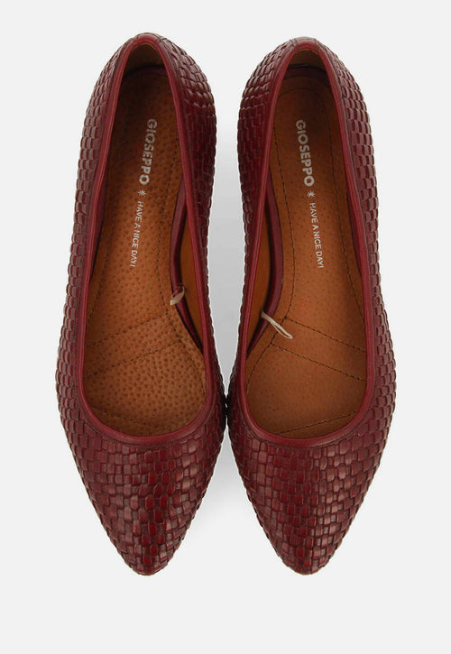 ZAPATOS DE SALÓN TRENZADO PIEL KOMADI